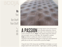 Tablet Screenshot of bodja.com